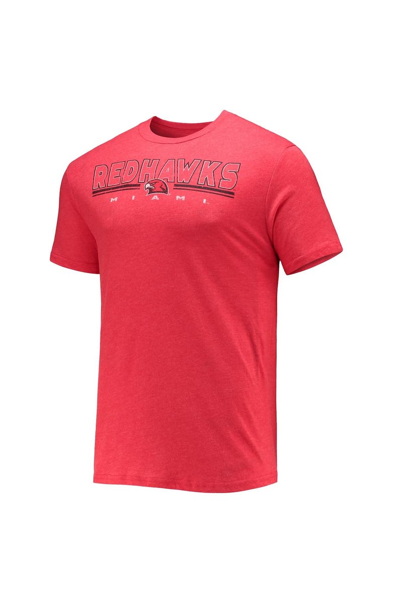 CONCEPTS SPORT Men's Concepts Sport Heathered Charcoal/Red Miami University RedHawks Meter T-Shirt & Pants Sleep Set, Alternate, color, Heather Charcoal