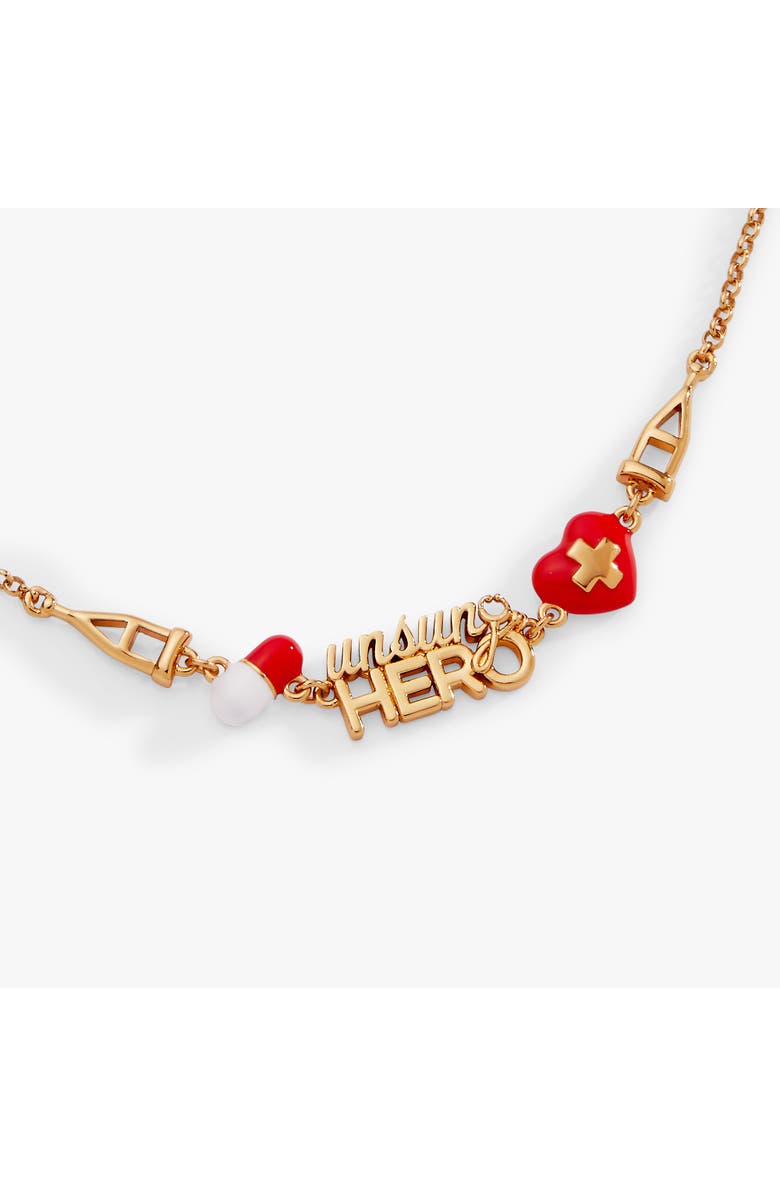Alex and Ani 'Unsung Hero' Healthcare Linear Bracelet, Alternate, color, 