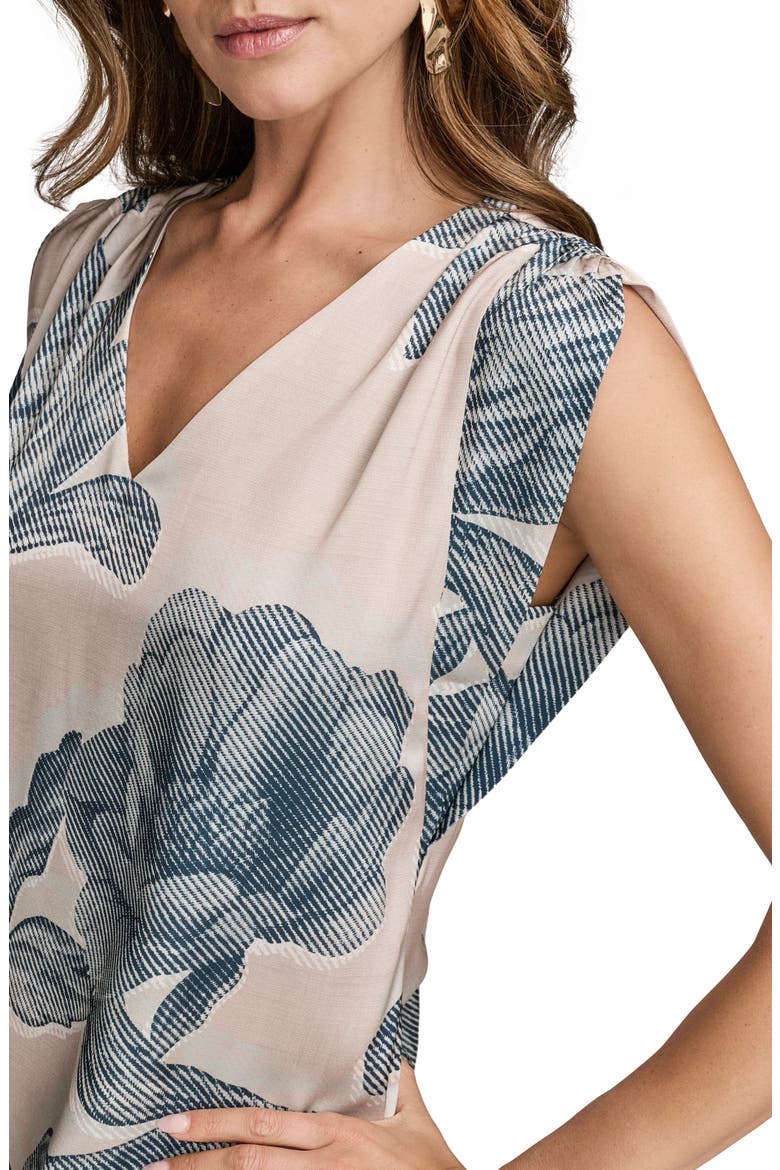 Print Sleeveless Top, Alternate, color, SAND COMBO