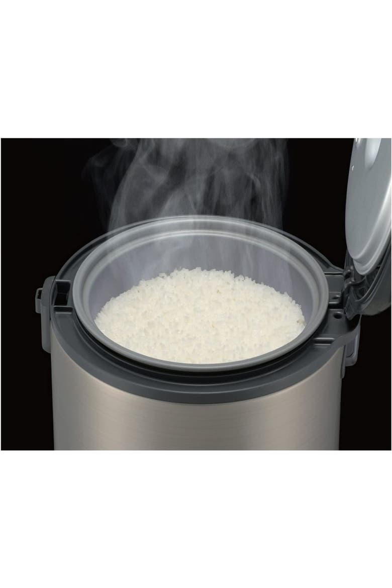 Rice Cooker and Warmer 8 Cups, Alternate, color, Silver