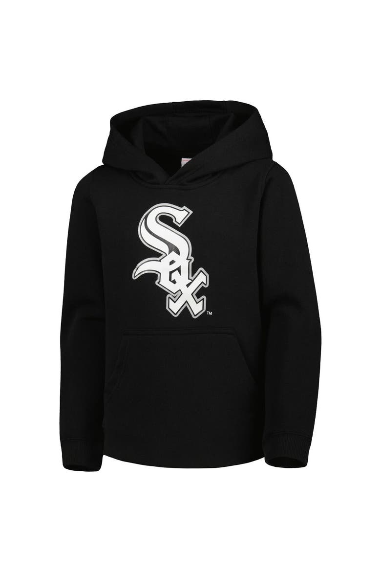 Youth Black Chicago White Sox Team Primary Logo Pullover Hoodie, Alternate, color, Black