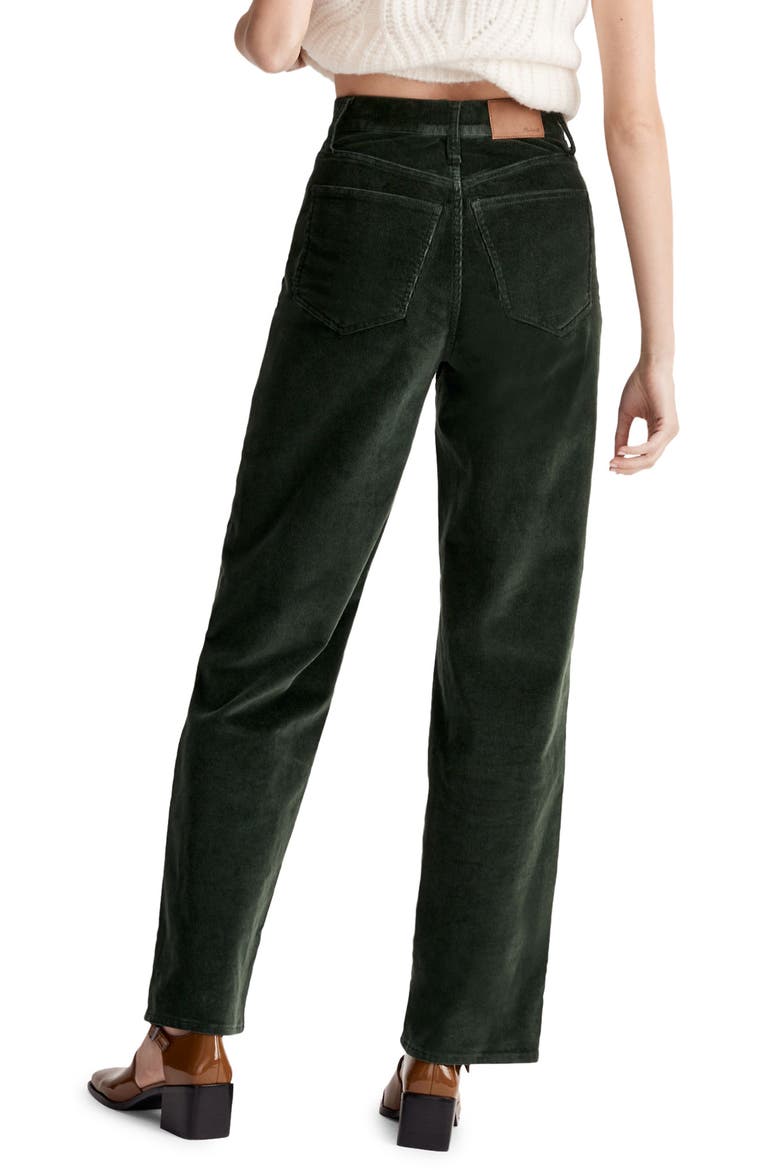 The Perfect Vintage Wide-Leg Corduroy Pants, Alternate, color, DEEP FOREST