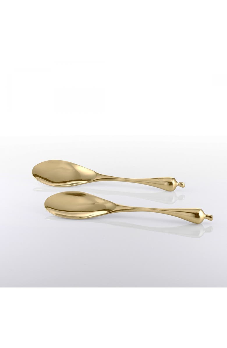 Lunares Pod Serving Set, Main, color, Gold