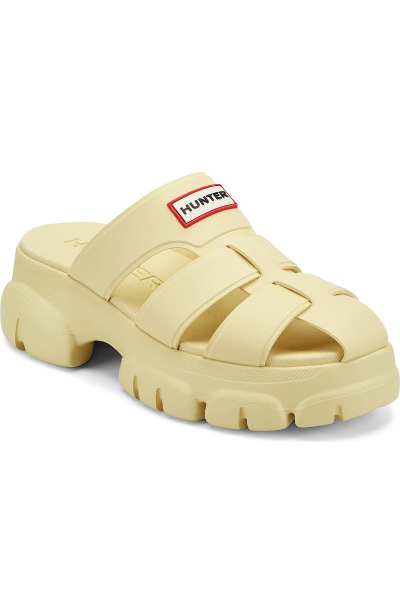 Hunter Bonnie Lug Sole Slip-On Shoe, Main, color, Yellow