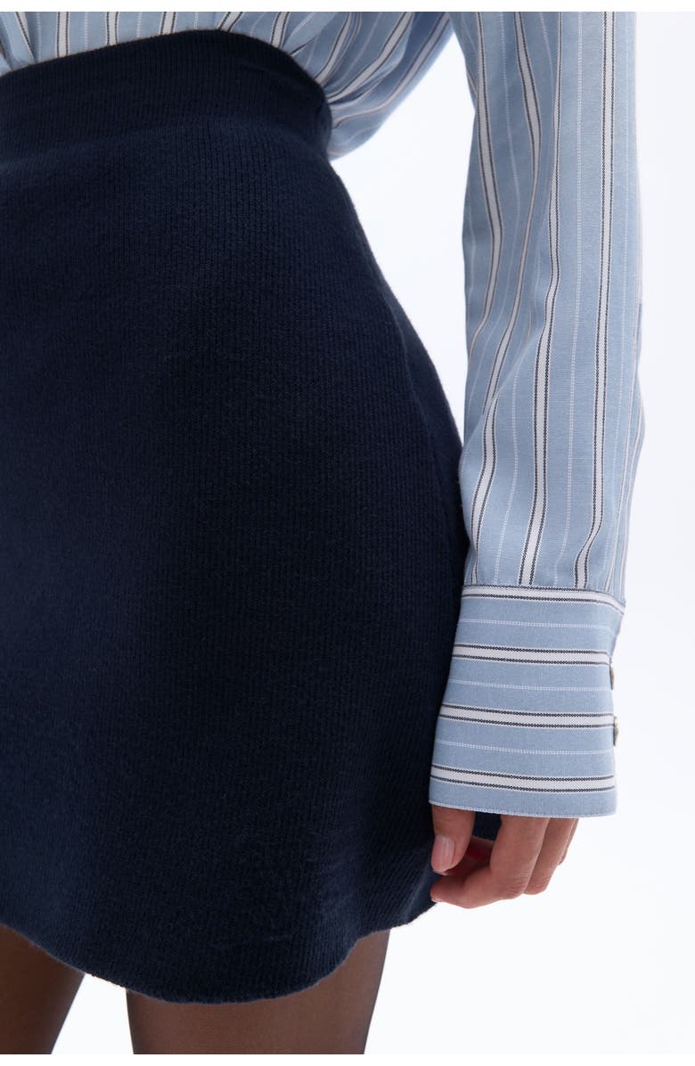 Nocturne High Waist Mini Knit Skirt, Alternate, color, 