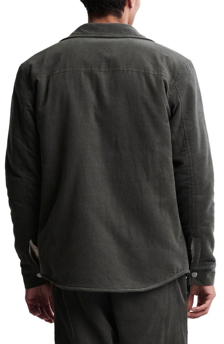 Barefoot Dreams<sup>®</sup> Malibu Collection<sup>®</sup> Corduroy Shirt Jacket, Alternate, color, Dark Moss