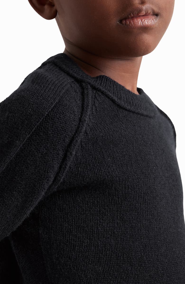 Reiss Kids' Foulton Wool & Cashmere Crewneck Sweater, Alternate, color, Navy