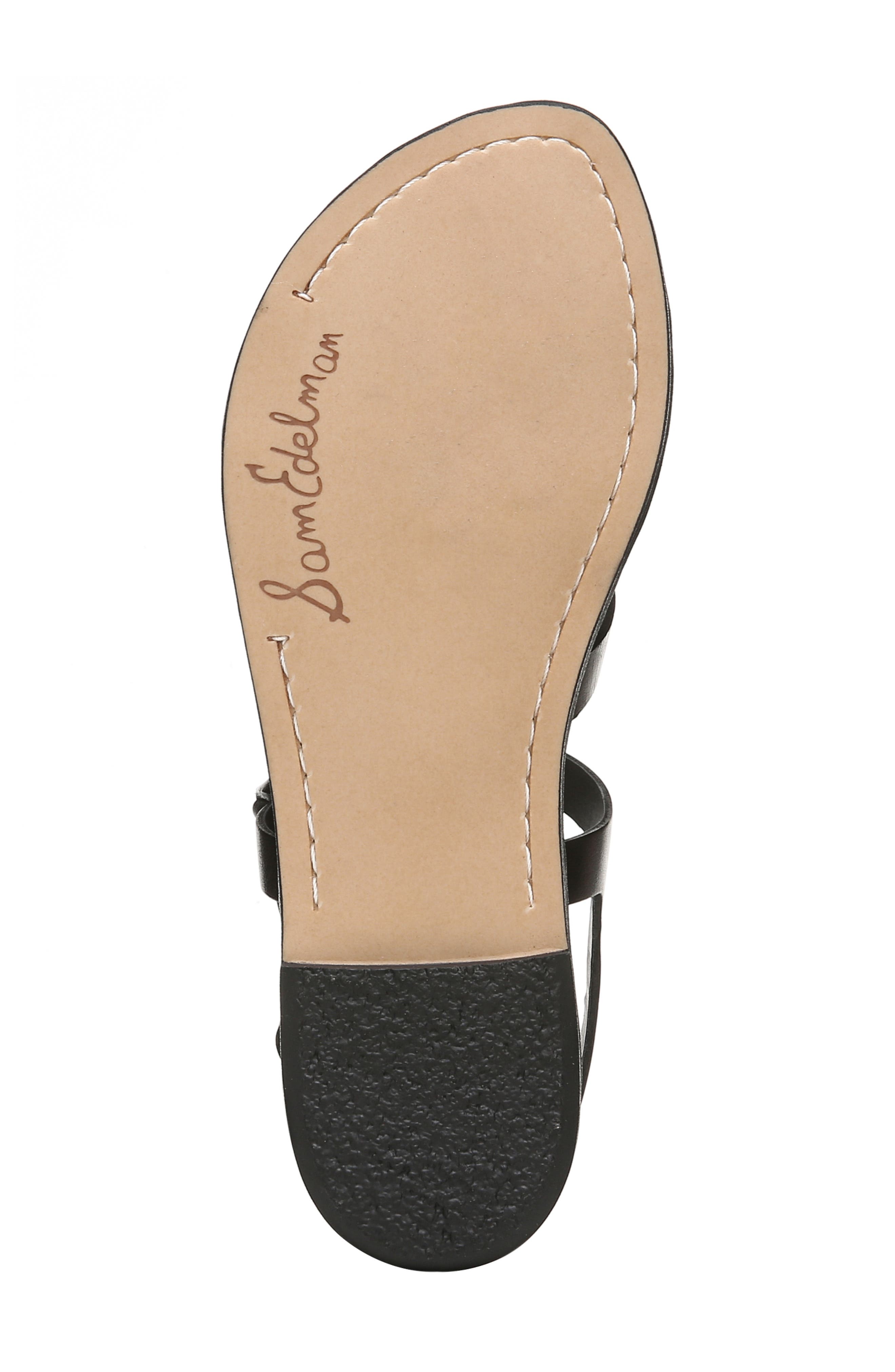 Gladis Strappy Sandal, Alternate, color, BLACK LEATHER