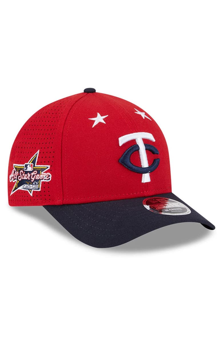 New Era Men's New Era Red/Navy  Minnesota Twins 2025 MLB All-Star Game 9FORTY M-Crown Adjustable Hat, Main, color, Red
