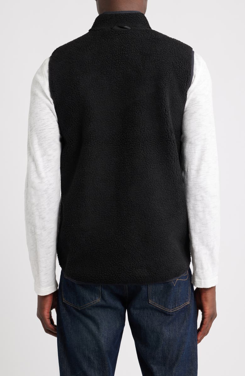 Fjällräven Vardag High Pile Fleece Vest, Alternate, color, Black