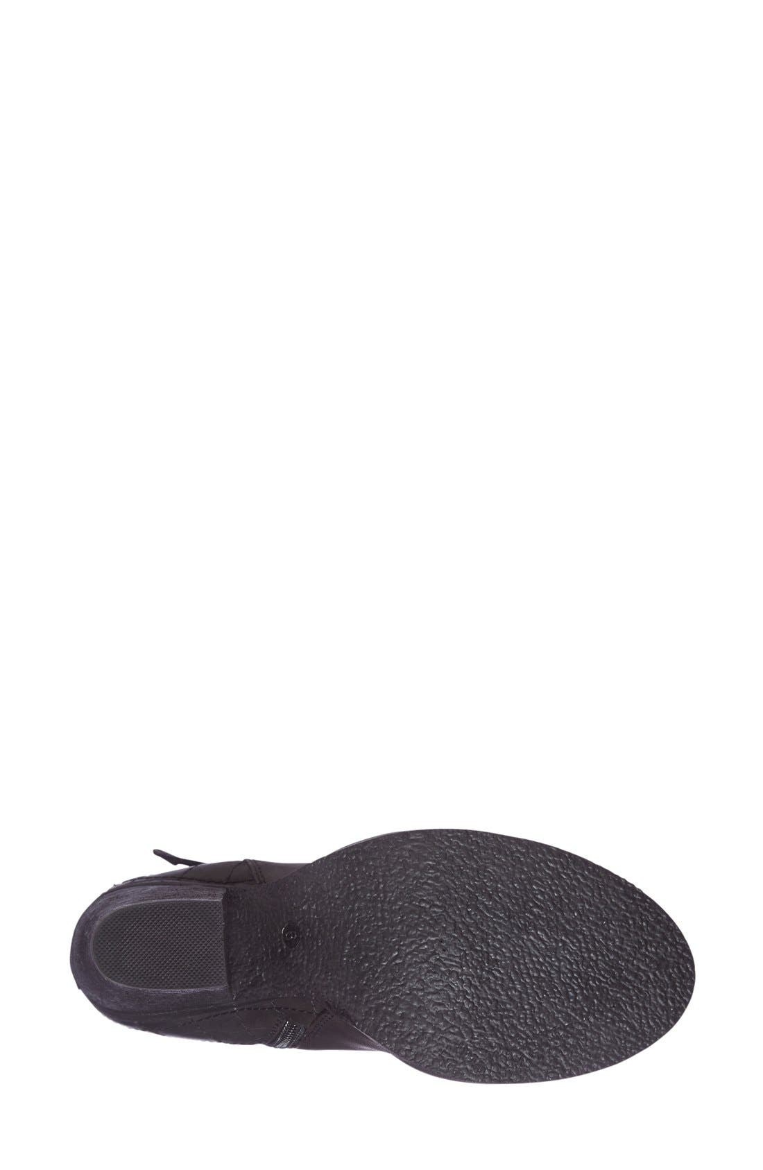 'Reesea' Boot, Alternate, color, BLACK LEATHER