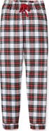 Petite Plume Balmoral Tartan Brushed Cotton Twill Pajama Pants