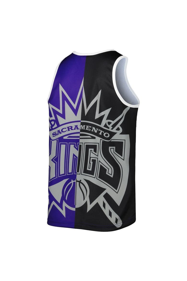 Men's Mitchell & Ness Jason Williams Black/Purple Sacramento Kings Sublimated Player Tank Top, Alternate, color, Black