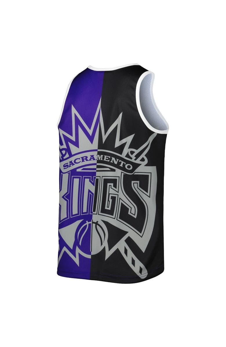 Mitchell & Ness Men's Mitchell & Ness Jason Williams Black/Purple Sacramento Kings Sublimated Player Tank Top, Alternate, color,