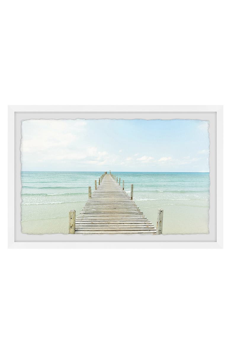 MARMONT HILL Bright Ocean's View Wall Art, Main, color,