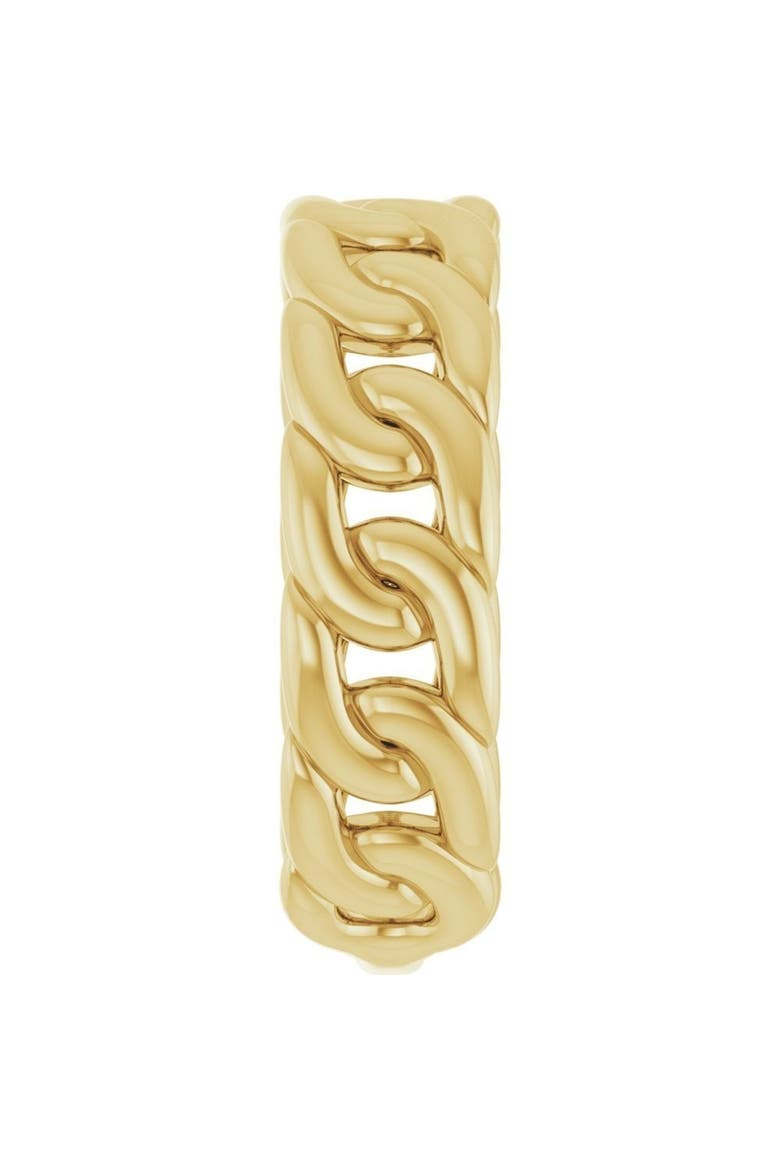 Stackable Chain Link Ring in 14K Gold, Alternate, color, Gold