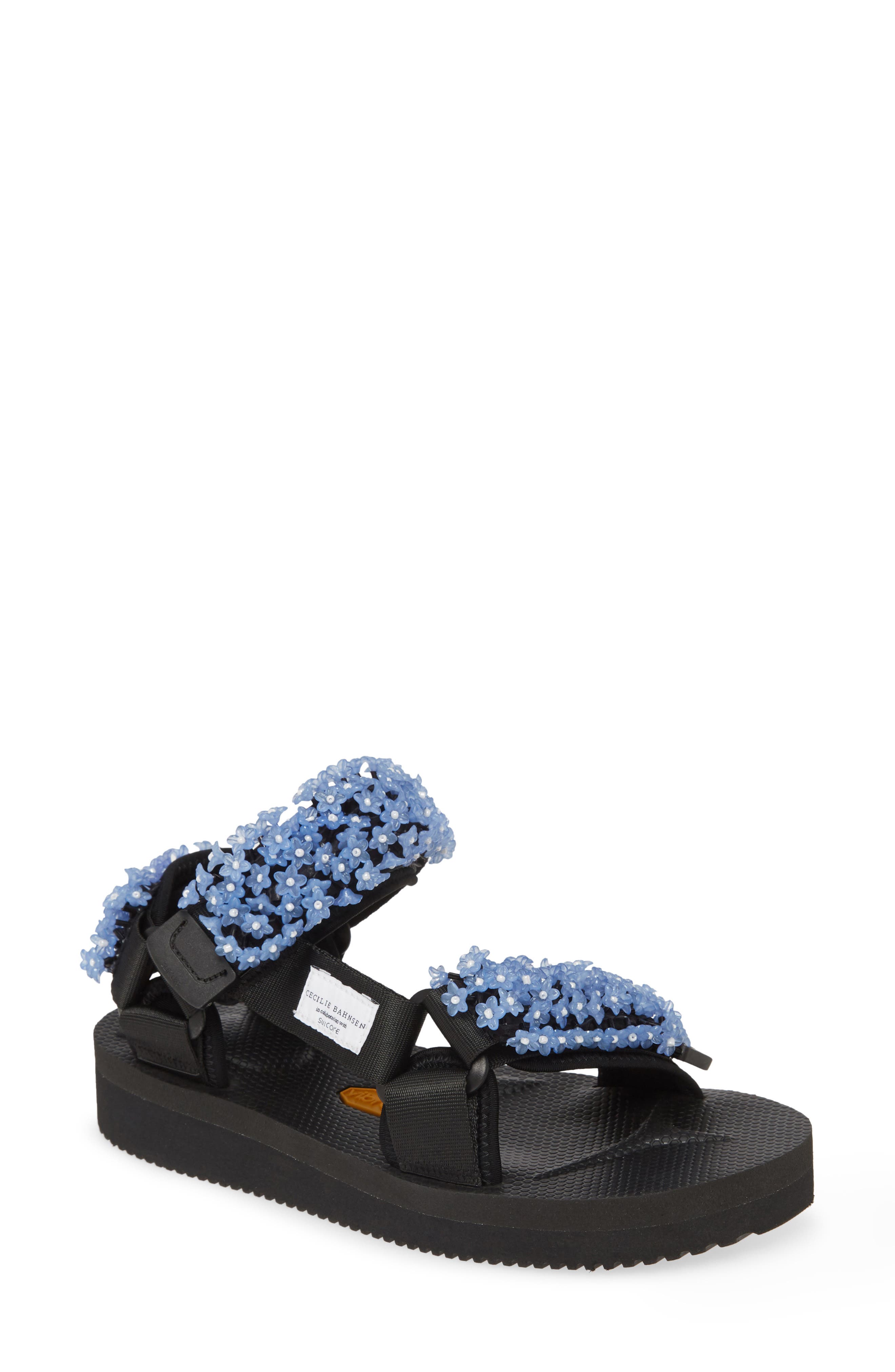 Cecilie Bahnsen x Suicoke Maria Beaded Sandal, Main, color, 