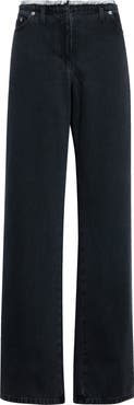JULIE KEGELS Po Wood Print Straight Leg Pants