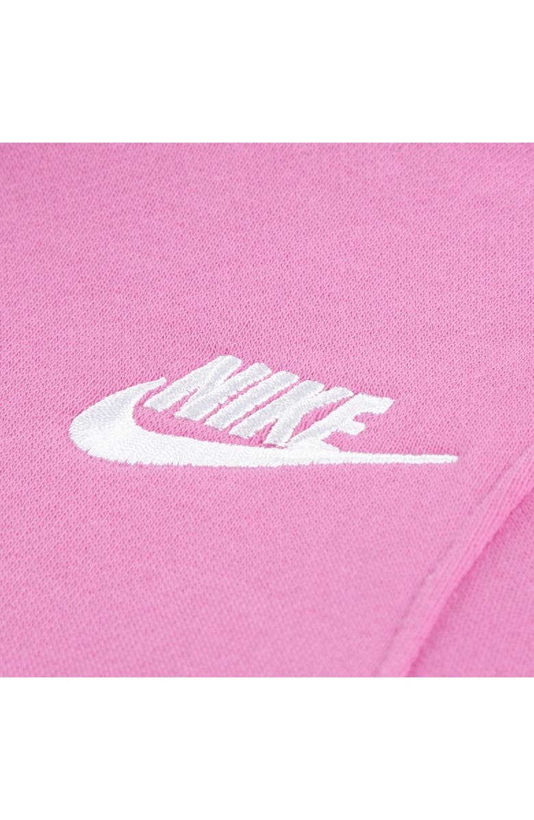 Nike Fleece Hoodie, T-Shirt & Joggers Set, Alternate, color, Magic Flamingo