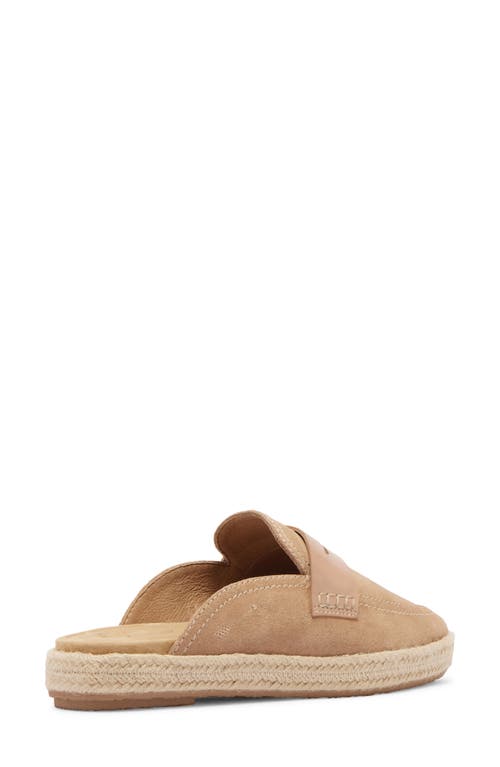 Frankie4 Arlie Loafer Mule In Camel Suede