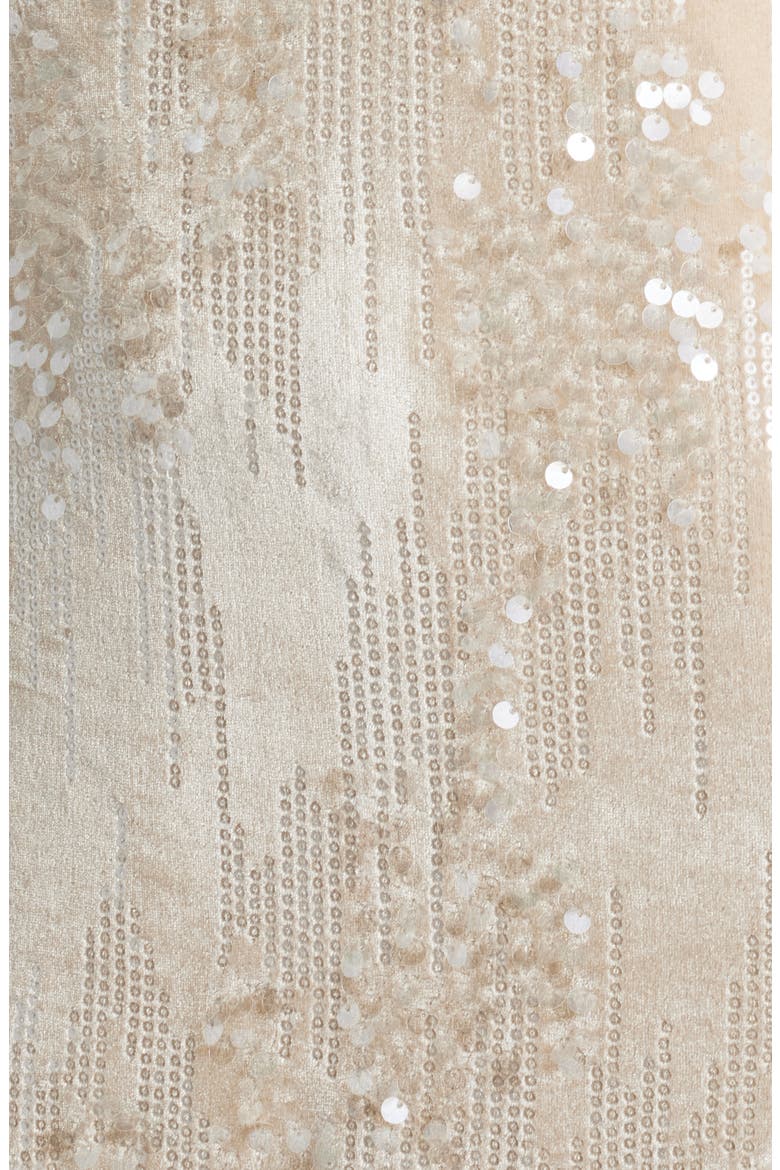 Sequin Embellished Minidress, Alternate, color, CREAM