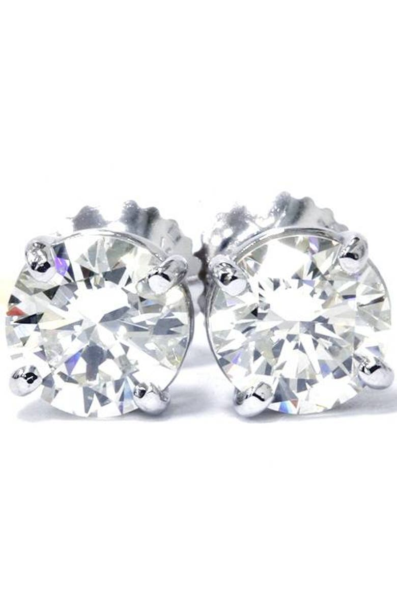 Bliss Diamond 3/8Ct Lab Grown Diamond Studs 14k Gold, Main, color, 14K White Gold