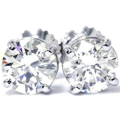 1/2Ct TW Diamond Studs in 14k or Gold Lab Grown