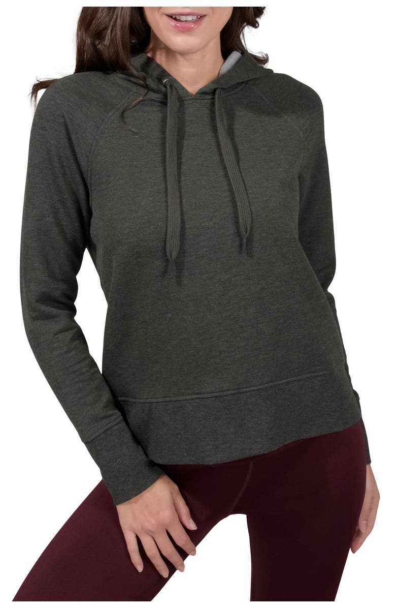 90 DEGREE BY REFLEX Butter Hoodie Long Sleeve Top, Main, color, 