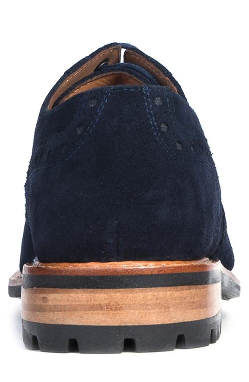 Anthony Veer Richard Wingtip Derby In Blue