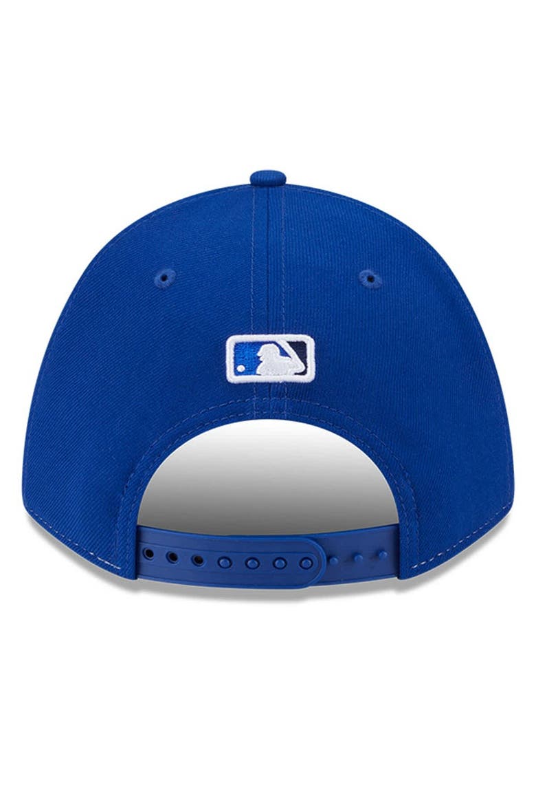 Men's New Era  White Toronto Blue Jays Player Replica 9FORTY Adjustable Hat, Alternate, color, White