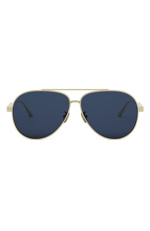 'DiorCannage A1U 61mm Pilot Sunglasses