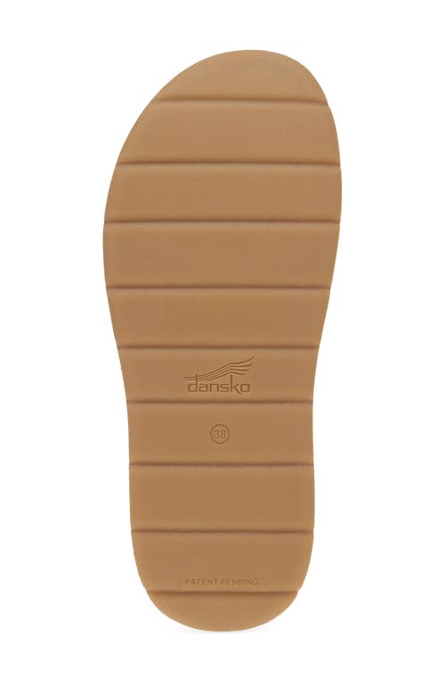 DANSKO DANSKO BRIDGET PLATFORM WEDGE SLIDE SANDAL