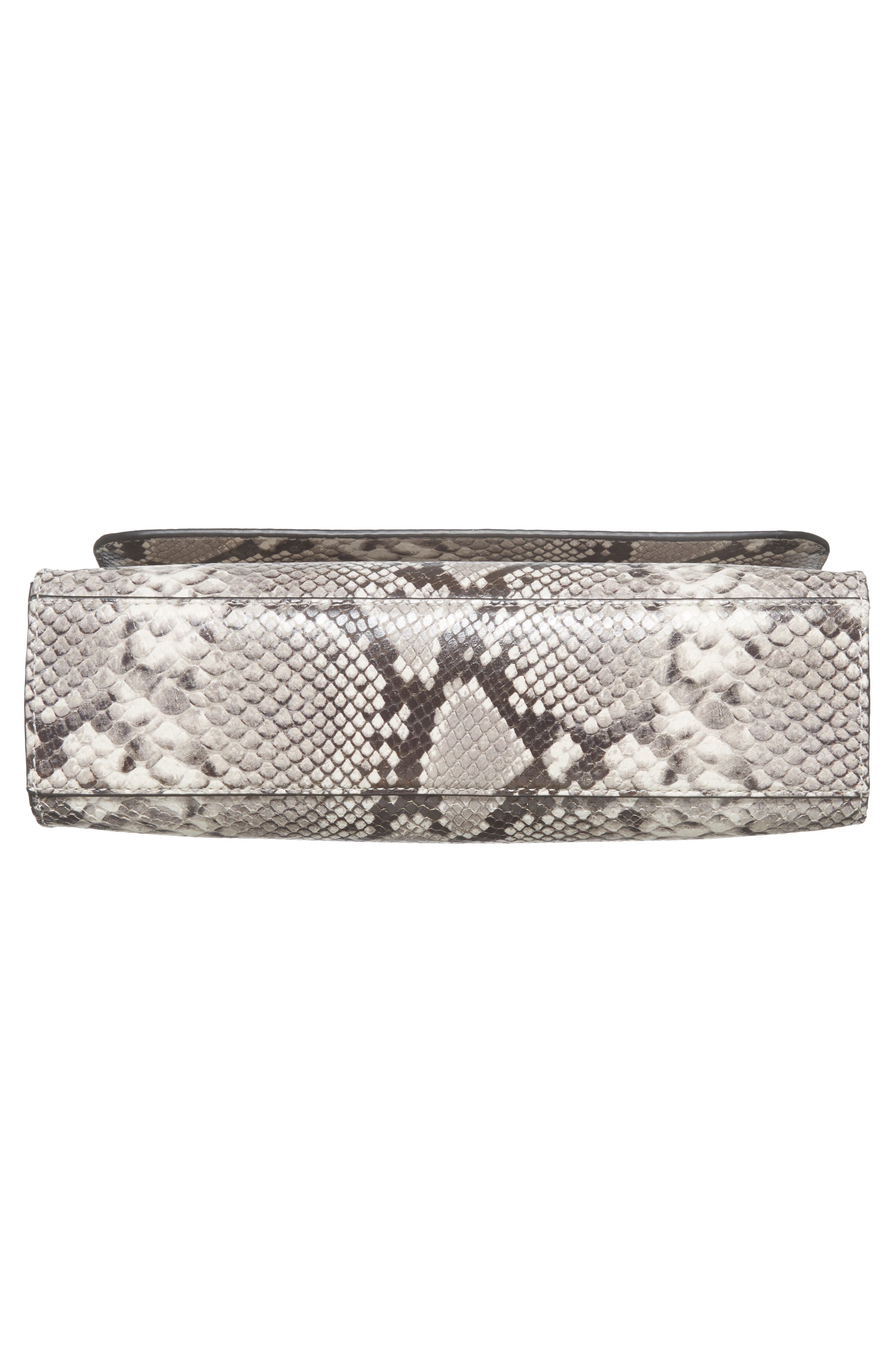 Tory Burch Fleming Convertible Leather Shoulder Bag, Alternate, color, 