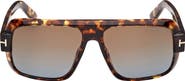 TOM FORD Turner 58mm Navigator Sunglasses