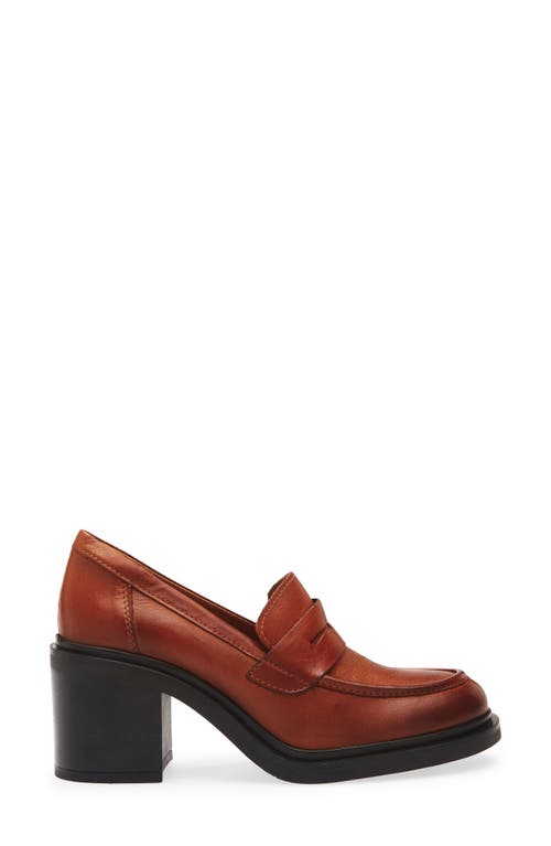 Miz Mooz Day Block Heel Penny Loafer