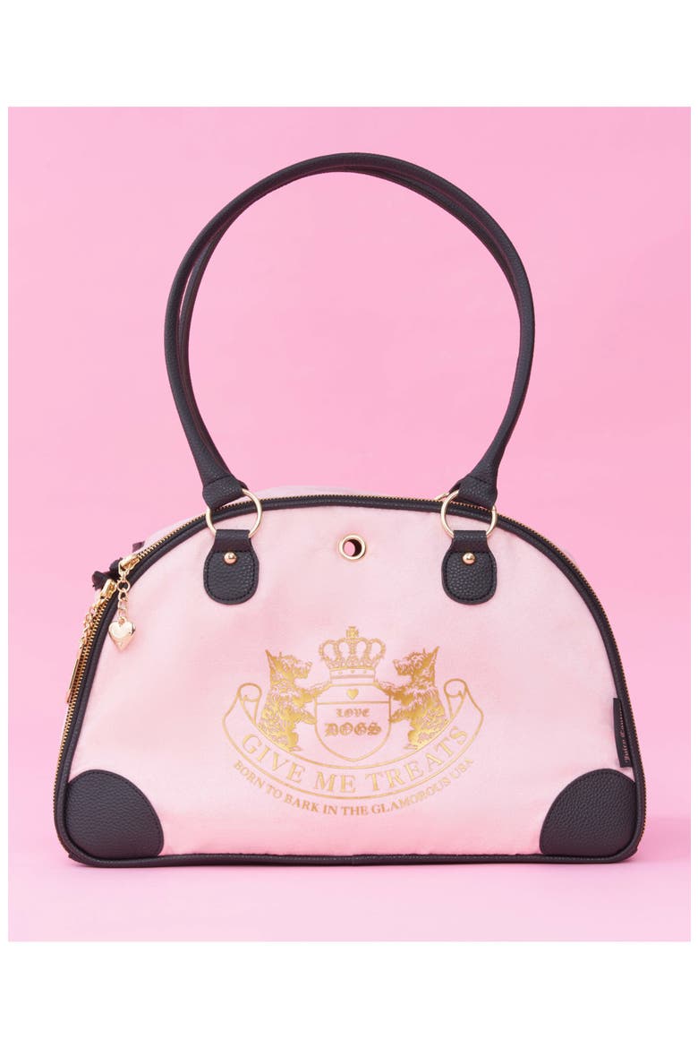 Give Me Treats Pet Carrier Duffle, Alternate, color, PINK