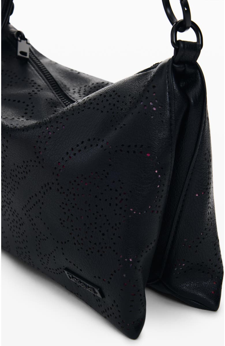 Desigual Floral Crossbody Bag, Alternate, color, Black