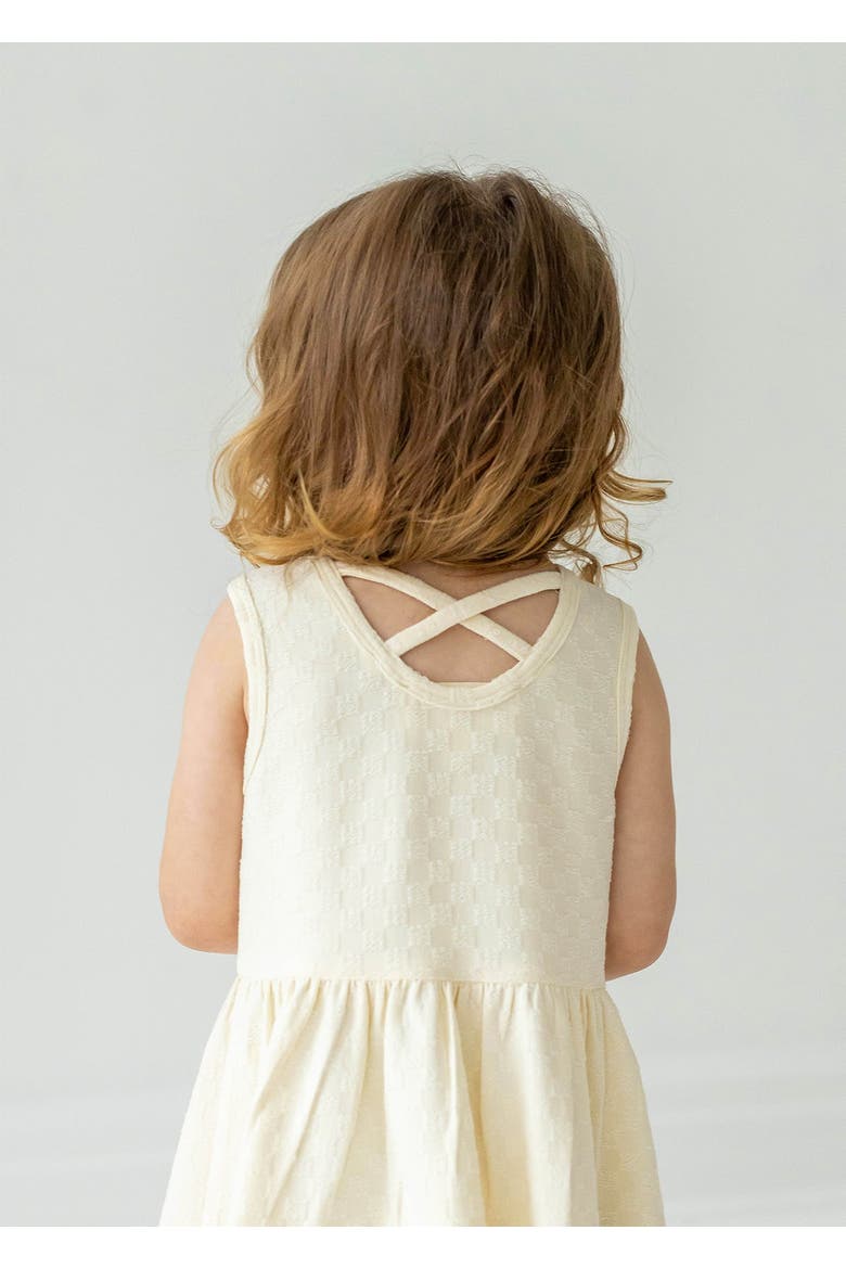 Ivory Tiered Dress, Alternate, color, Creme