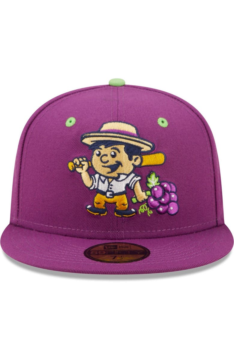 New Era Men's New Era Purple Viñeros de Tri-City Copa De La Diversion 59FIFTY Fitted Hat, Alternate, color, Purple