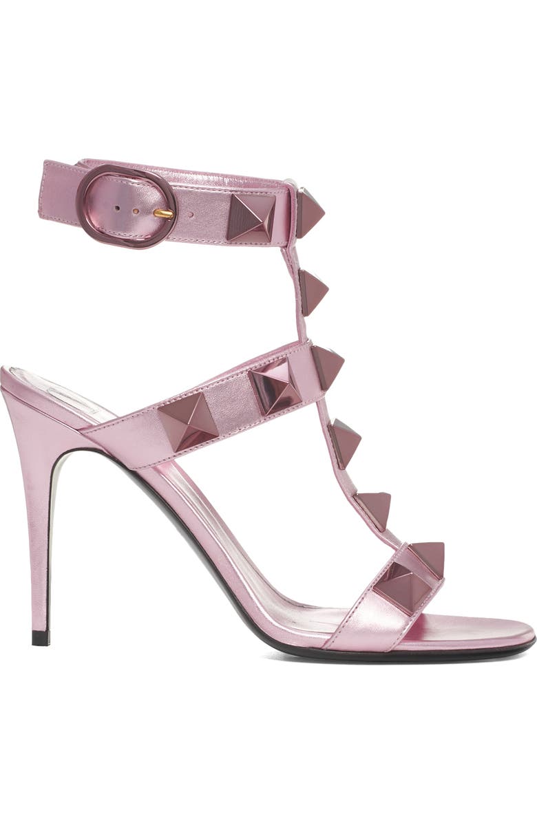 Valentino Garavani Roman Stud T-Strap Sandal, Alternate, color,