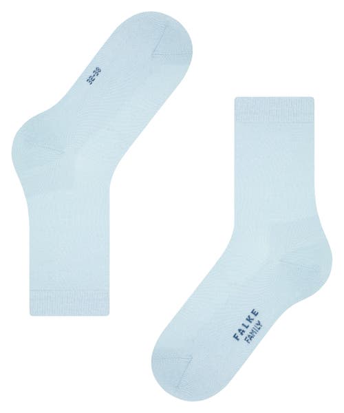 Falke Family Cotton Socks In Blue