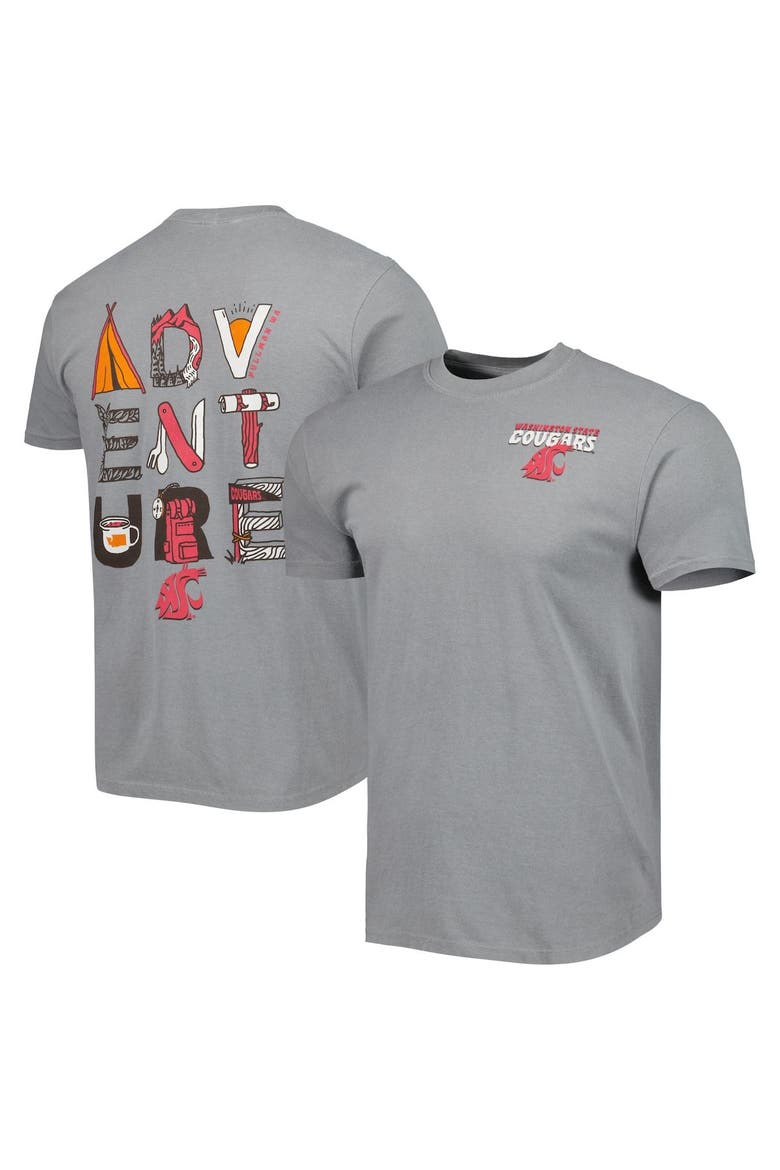 Men's Gray Washington State Cougars Adventure Comfort Colors T-Shirt, Main, color, Gray