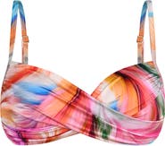 La Blanca Feathered Impression Bikini Top