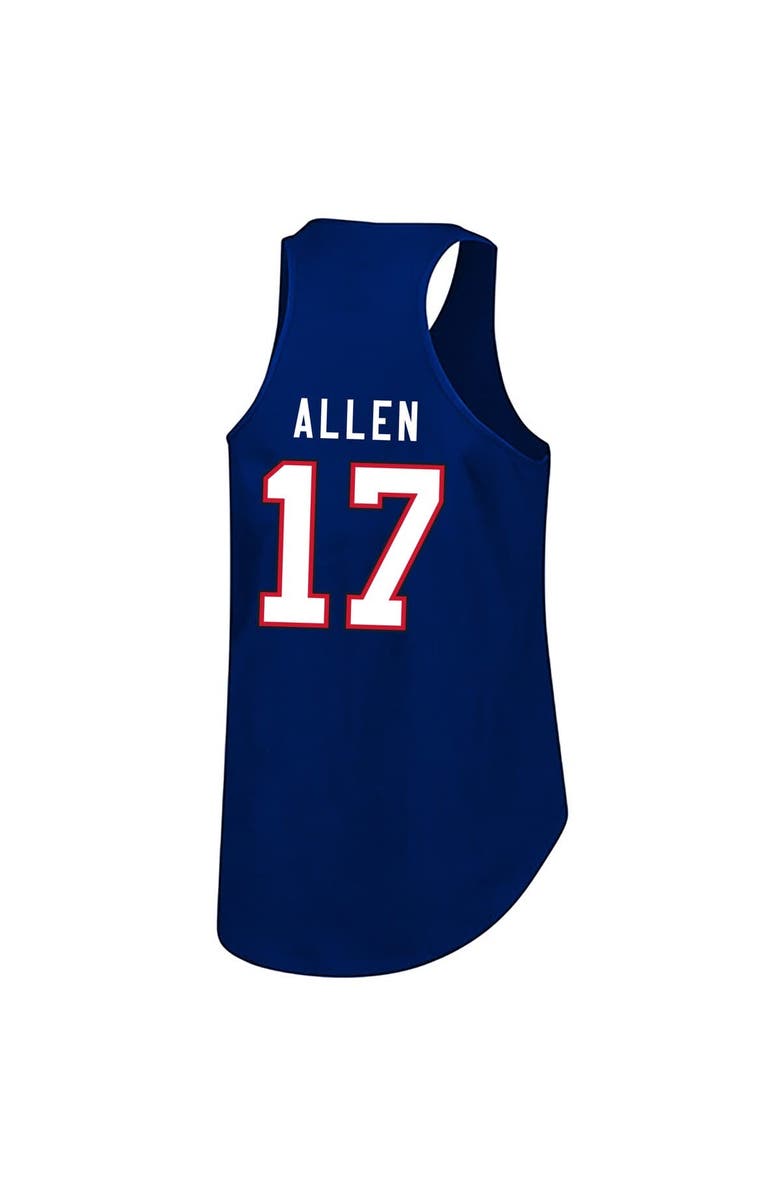 FANATICS Women's Fanatics Josh Allen Royal Buffalo Bills Plus Size Name & Number Tank Top, Alternate, color,