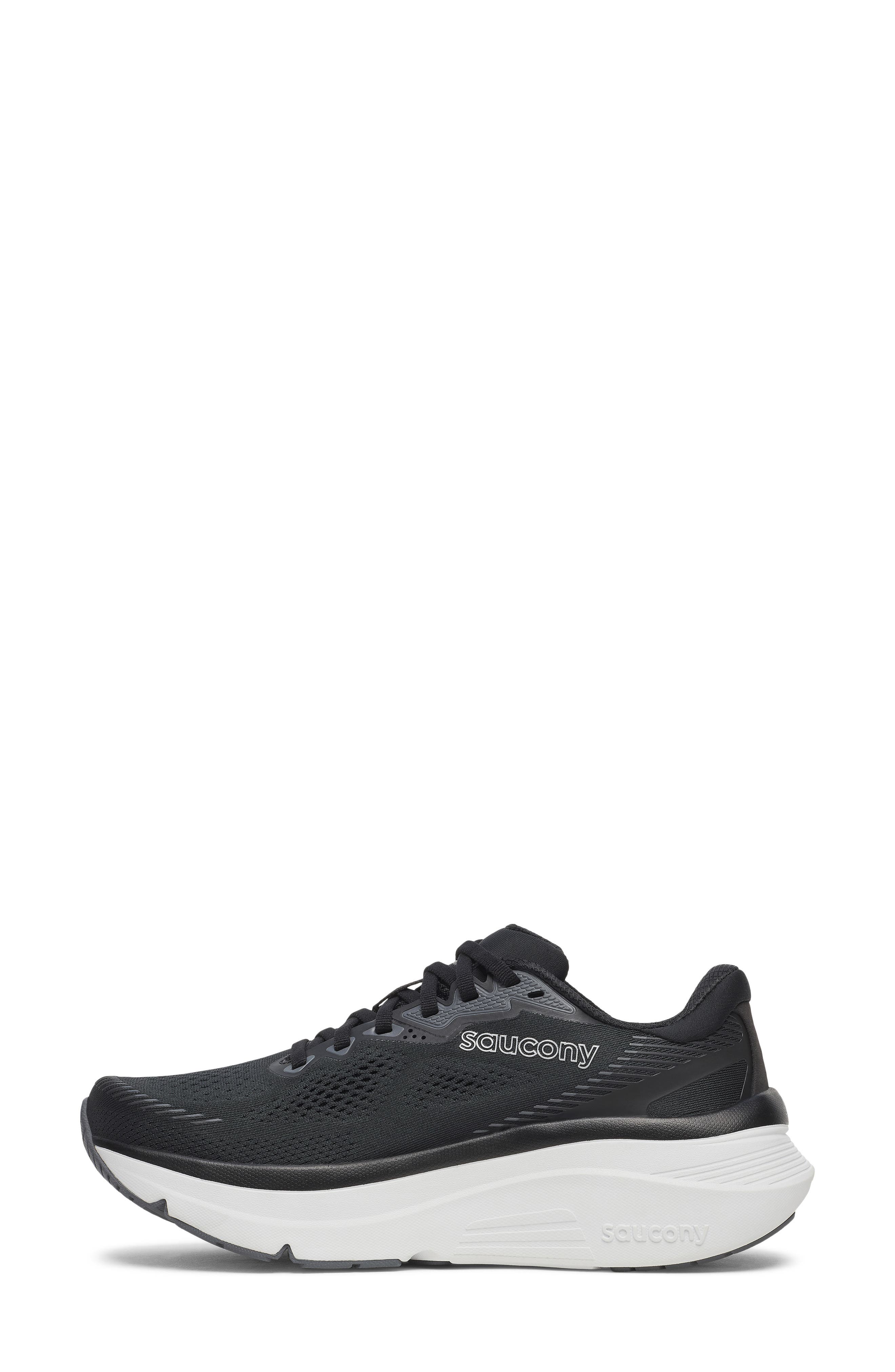 Saucony Guide 19 Running Shoe, Alternate, color, Black/ Silver