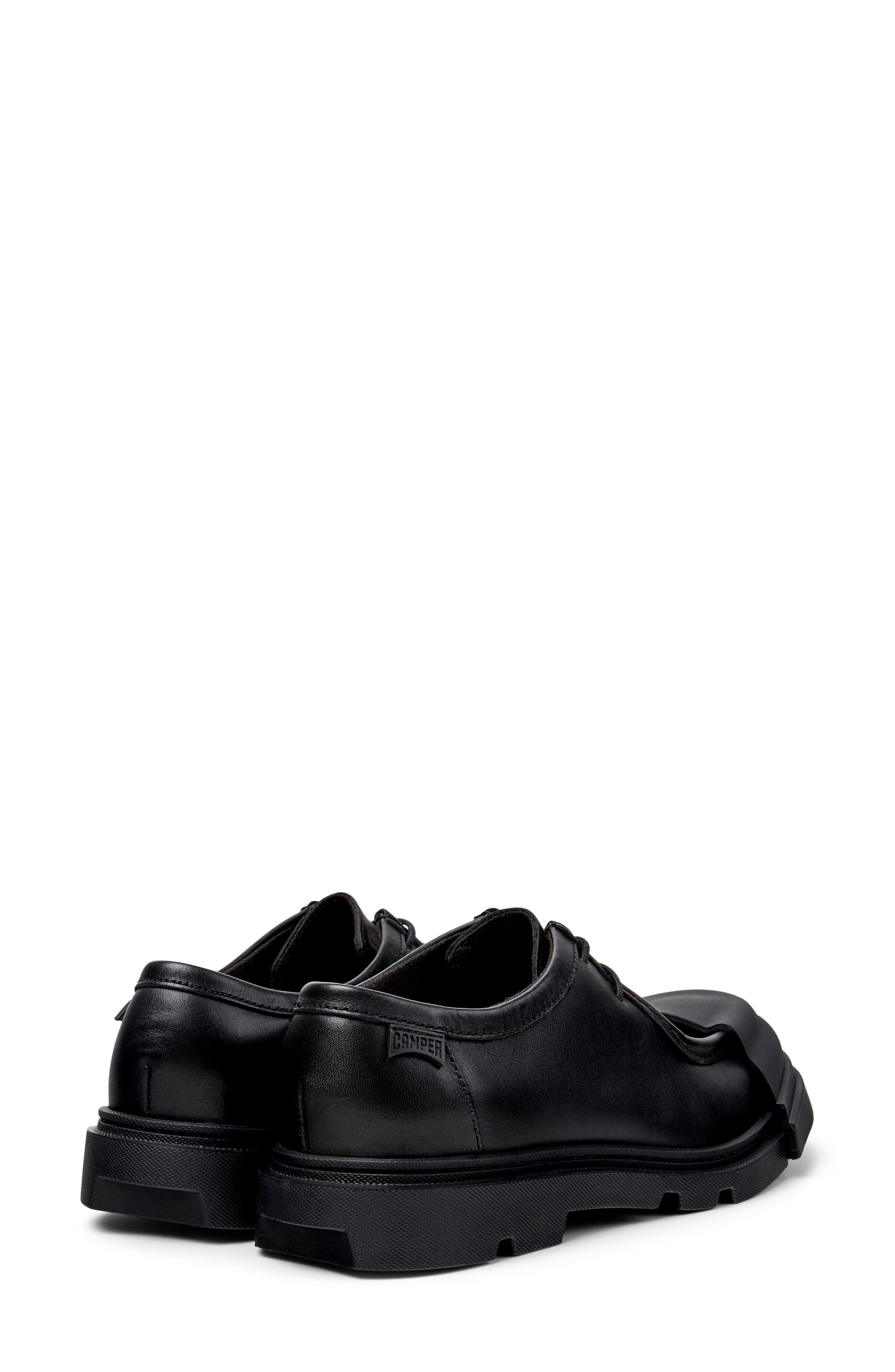 Camper Junction Cap Toe Penny Loafer, Alternate, color, Black Black