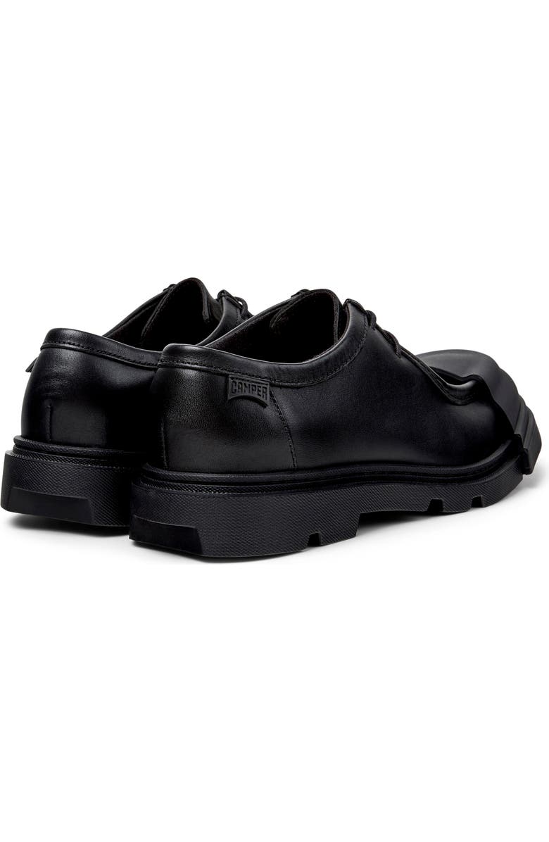 Camper Junction Cap Toe Penny Loafer, Alternate, color, Black Black