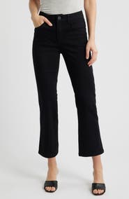 Wit & Wisdom Bennett High Waist Ankle Barely Bootcut Jeans