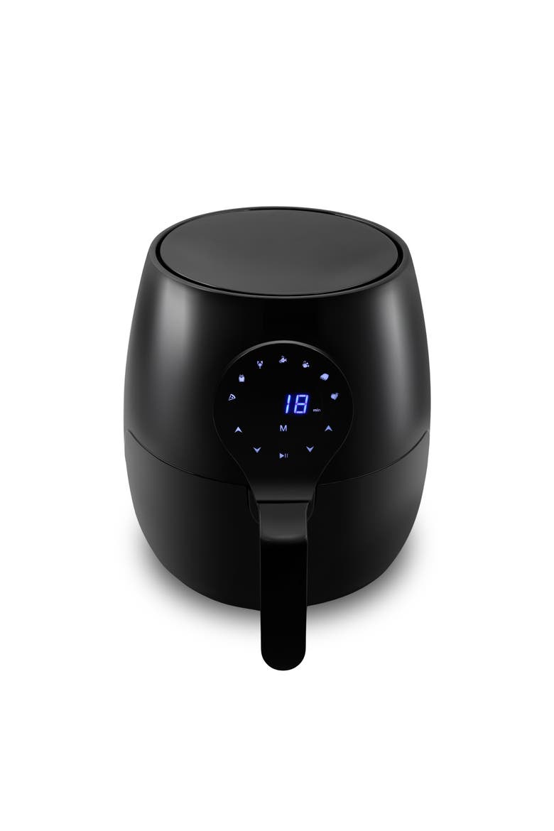 5.3 Qt Digital Air Fryer with Air Circulation, Main, color, Black