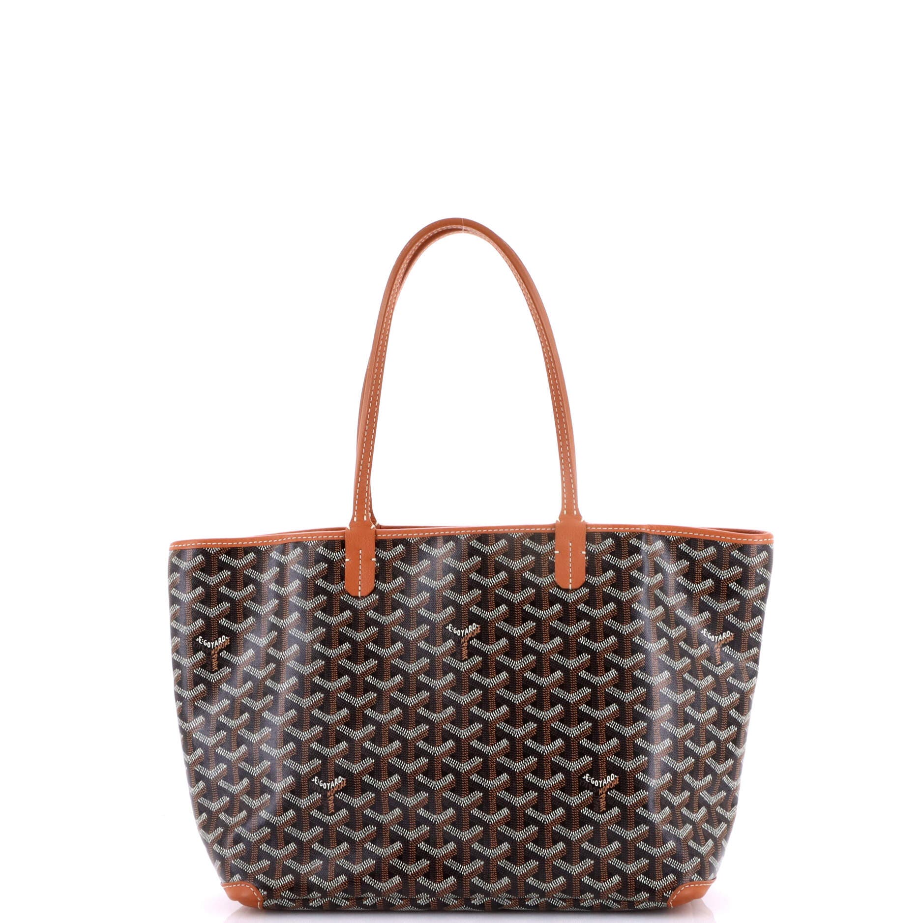 Pre-Owned Goyard Artois Tote Coated Canvas PM, Alternate, color, Brown